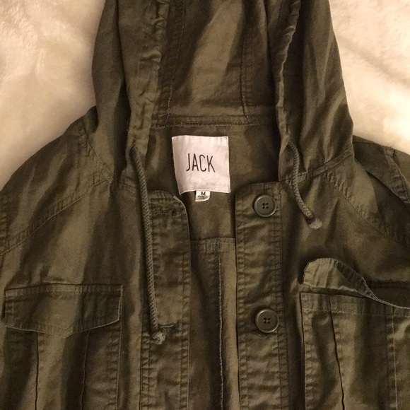 Jack by BB Dakota Green Army Jacket - Picture 3 of 3